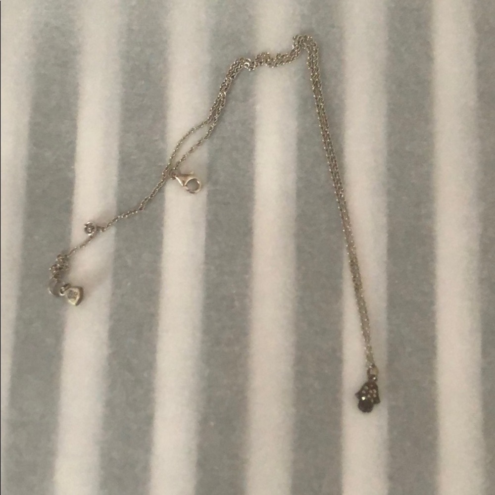 Argento Vivo Multi-Color Hamsa (Hand) Necklace - image 4